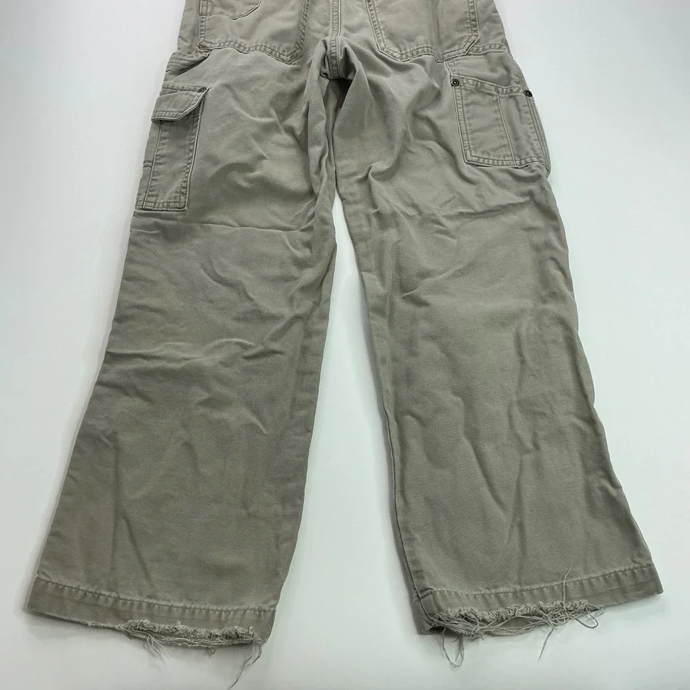 Columbia Khaki Cargo Pants Kids Size 10 Youth Rugged Cotton Canvas Outdoor